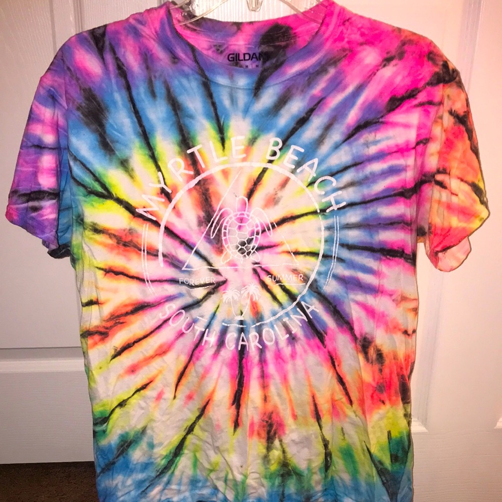 Everyday tie dye Myrtle Beach tee shirt. 100% cotton. Size medium.